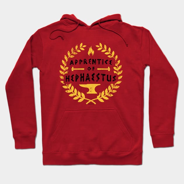 "Apprentice of Hephaestus" Uniform Shirt Hoodie by DoctorRowan